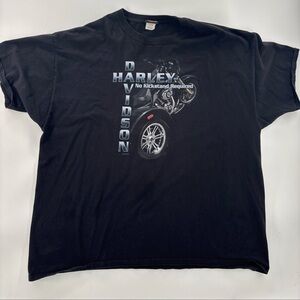 Harley-Davidson Black Graphic T-Shirt 3XL no kickstand required